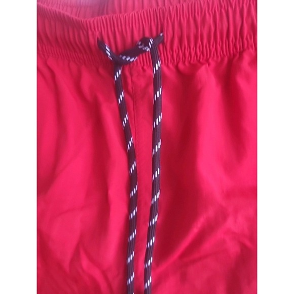 Men's Rue21 Volley Shorts Extra Small xs Red‎ drawstring peace skeleton - Picture 4 of 11